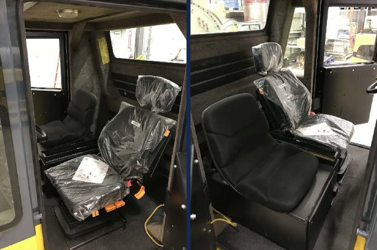 Interior terminado con asientos nuevos