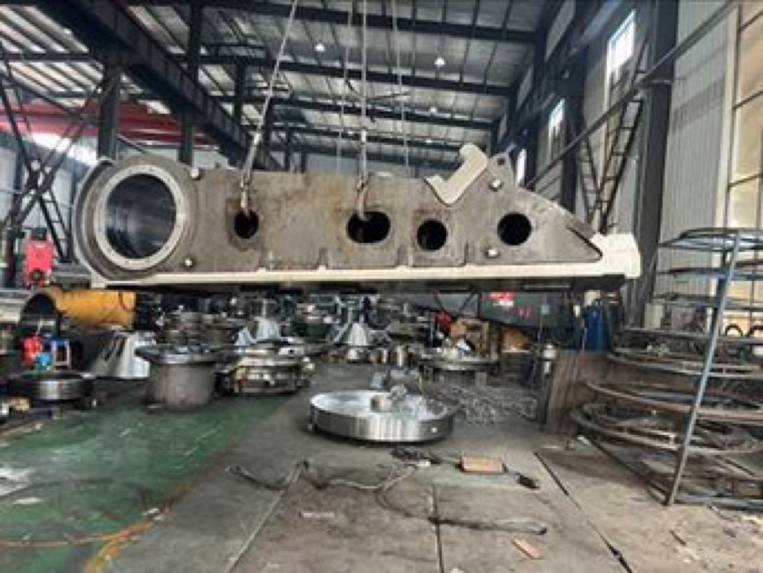 Cuerpo de pitman en fabricación