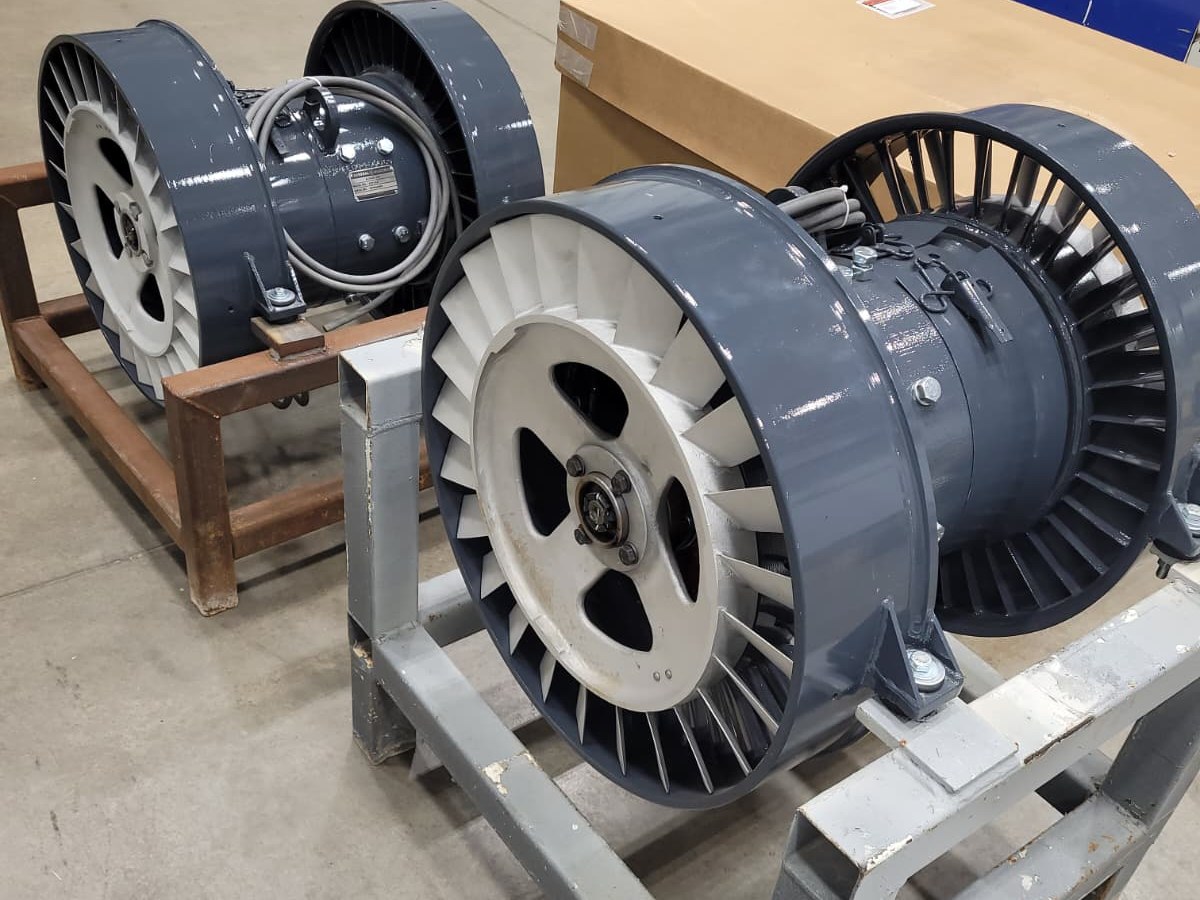 Soplantes GE 5GY19 remanufacturados en taller