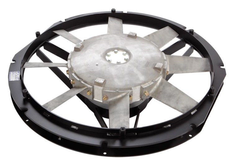 Ventilador de parrilla de frenado dinámico de 48 pulgadas